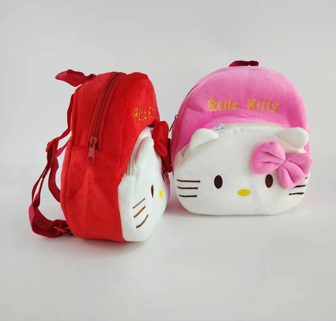 Hello Kitty Backpack: Cute Plush Schoolbag