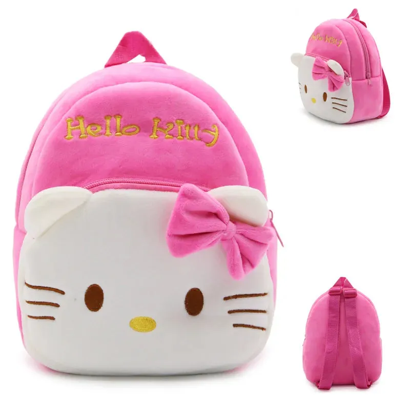 Hello Kitty Backpack: Cute Plush Schoolbag
