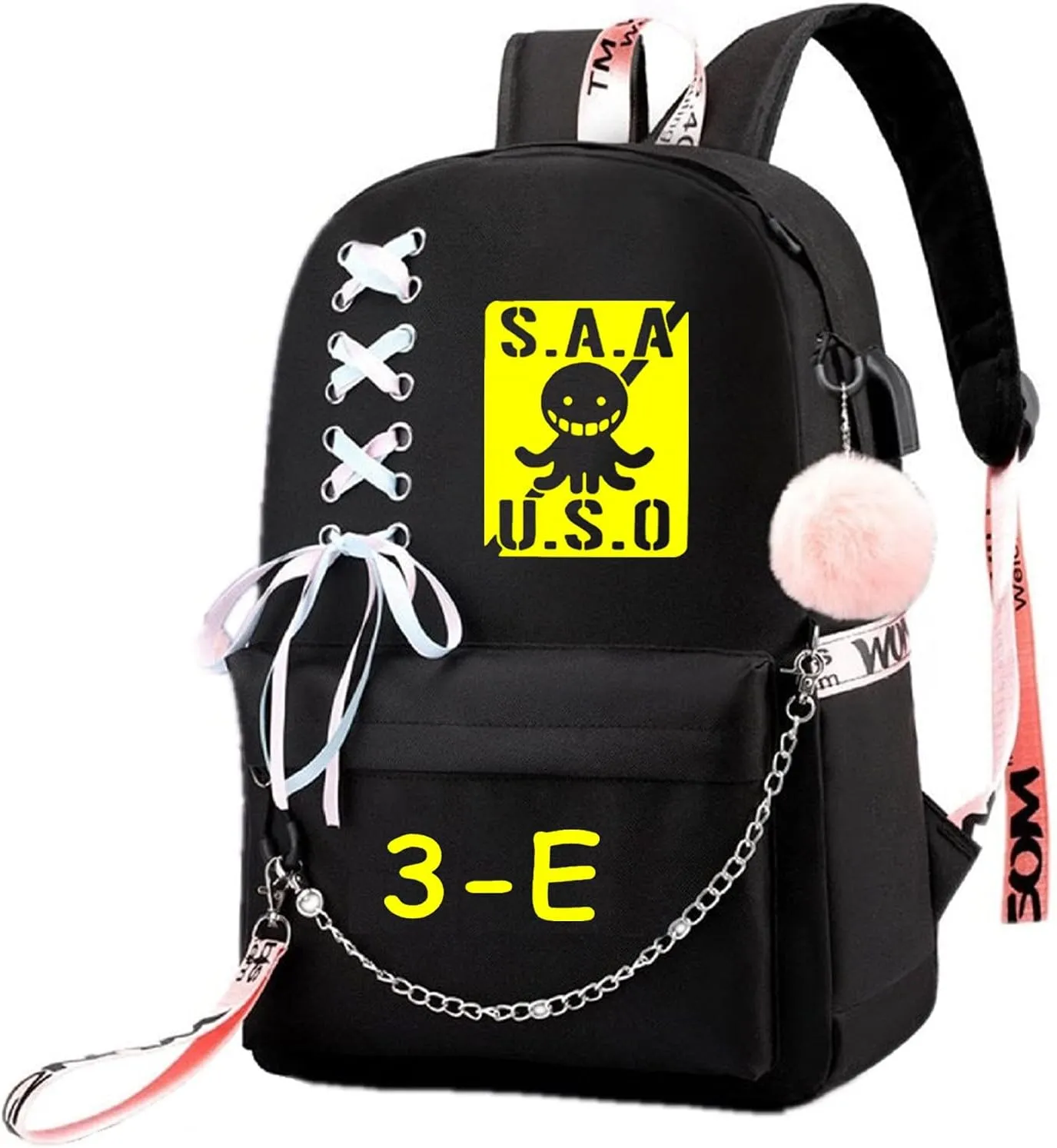 ISaikoy Anime Assassination Classroom Backpack Satchel Bookbag Daypack School Bag Shoulder Bag