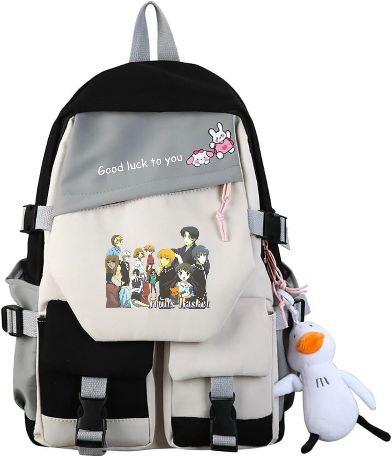 ISaikoy Anime Fruit Basket Backpack Kyo Soma Tohru Yuki Bookbag Daypack School Bag Shoulder Bag 2