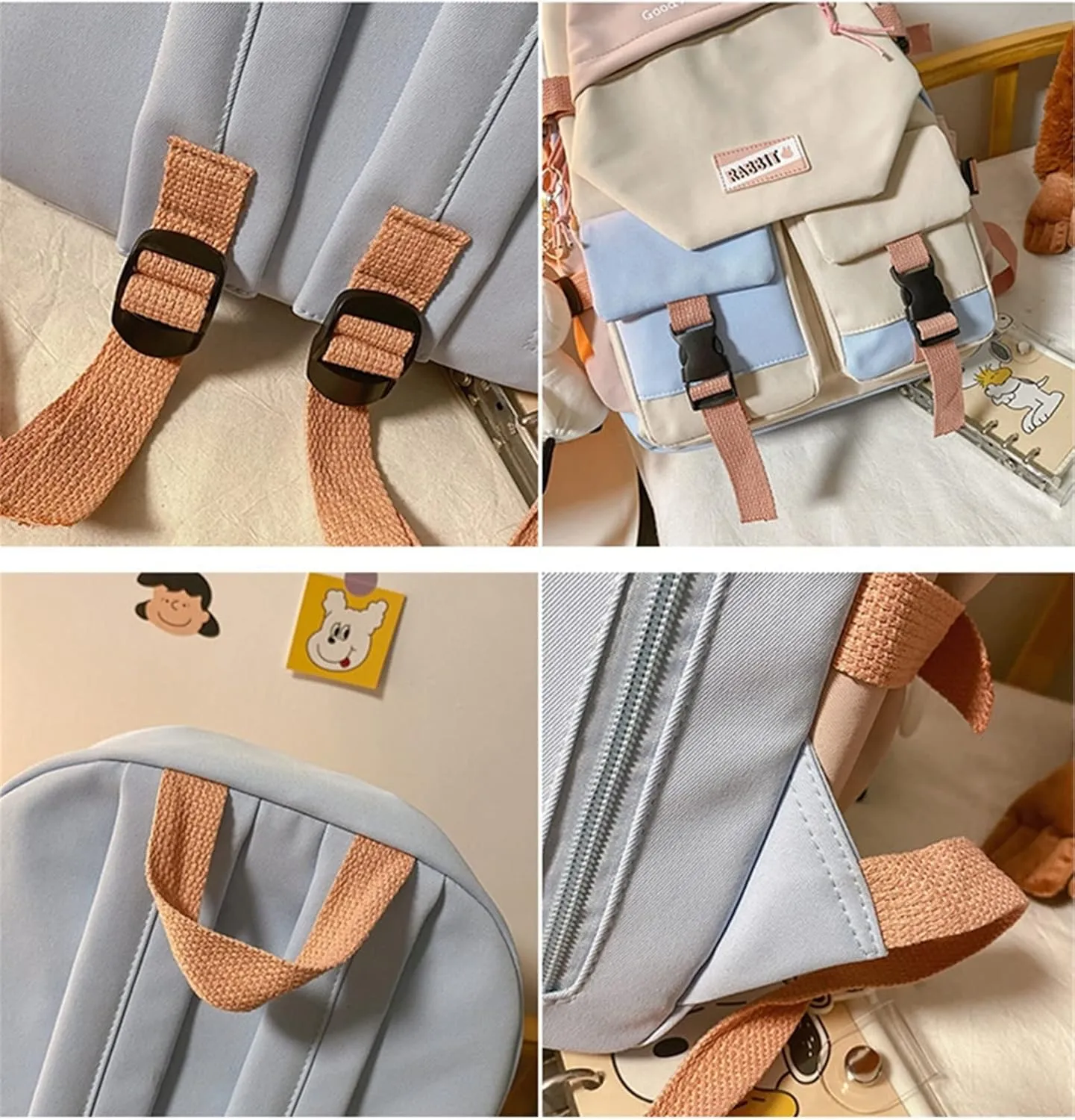 ISaikoy Anime Fruit Basket Backpack Kyo Soma Tohru Yuki Bookbag Daypack School Bag Shoulder Bag 2