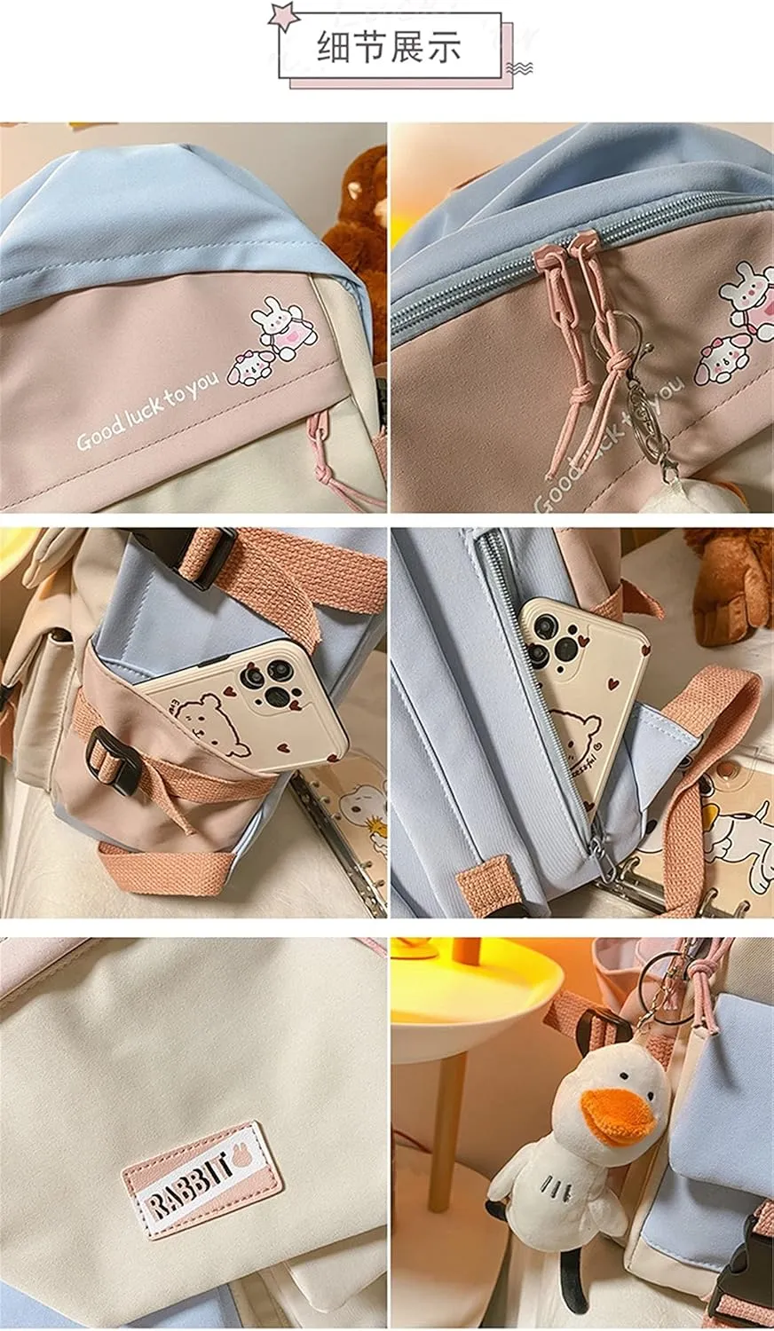 ISaikoy Anime Fruit Basket Backpack Kyo Soma Tohru Yuki Bookbag Daypack School Bag Shoulder Bag 2