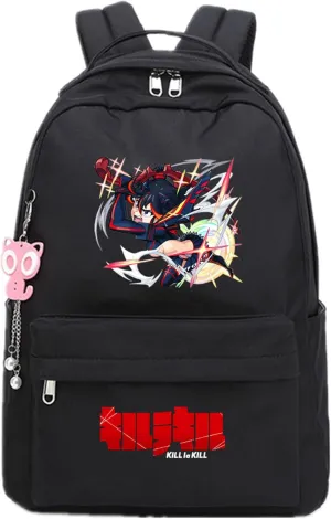 ISaikoy Anime Kill la Kill Backpack Ryuko Matoi Shoulder Bag Bookbag Student School Bag Daypack Satchel D10