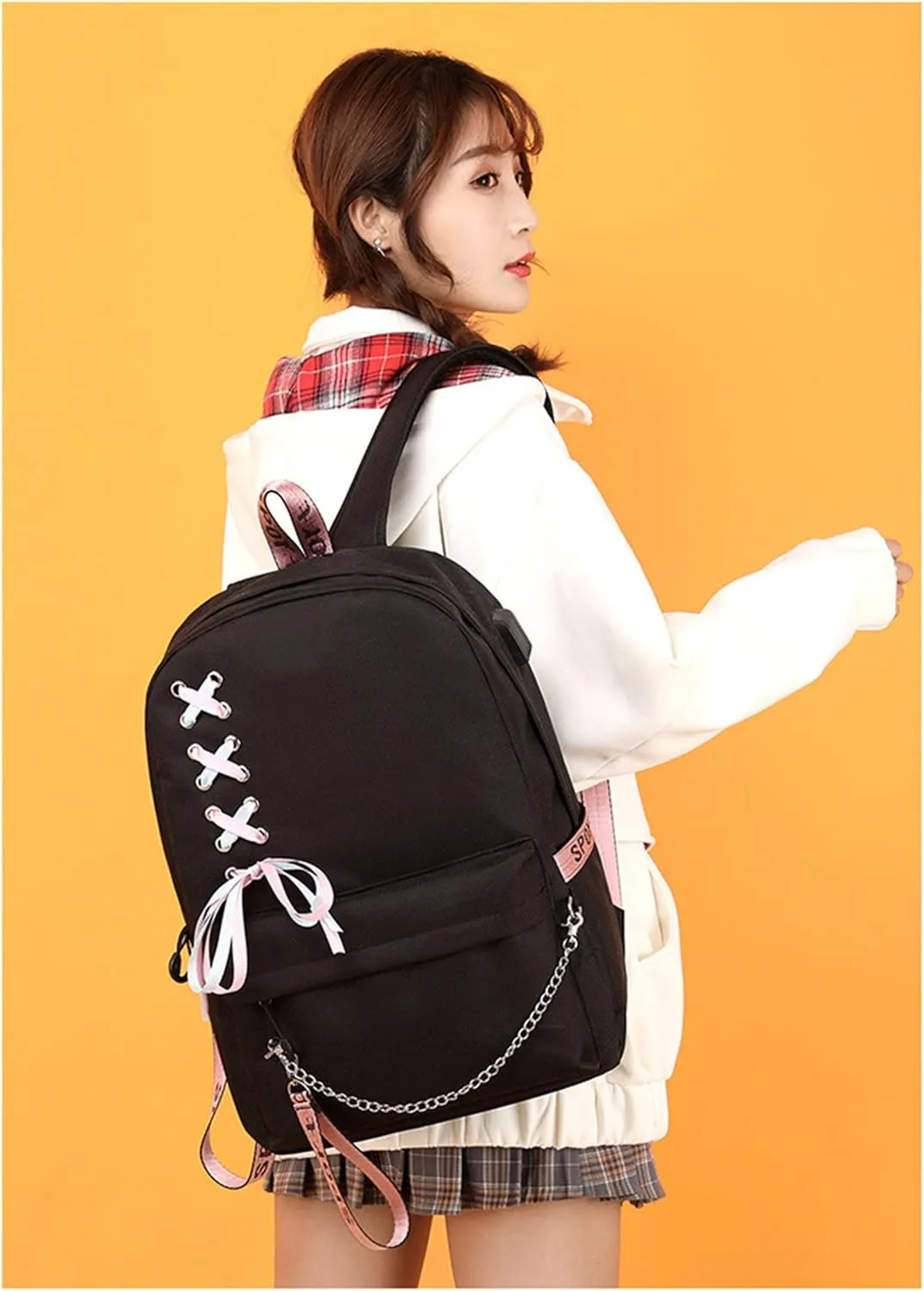 ISaikoy Anime Re:Zero kara Hajimeru Isekai Seikatsu Backpack Shoulder Bag Bookbag Student School Bag Daypack Satchel 1