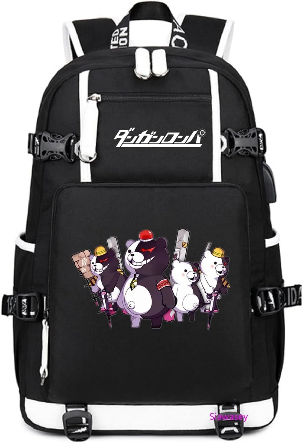 Isaikoy Anime Trigger Happy Havoc Backpack Satchel Bookbag Daypack School Bag Shoulder Bag color34