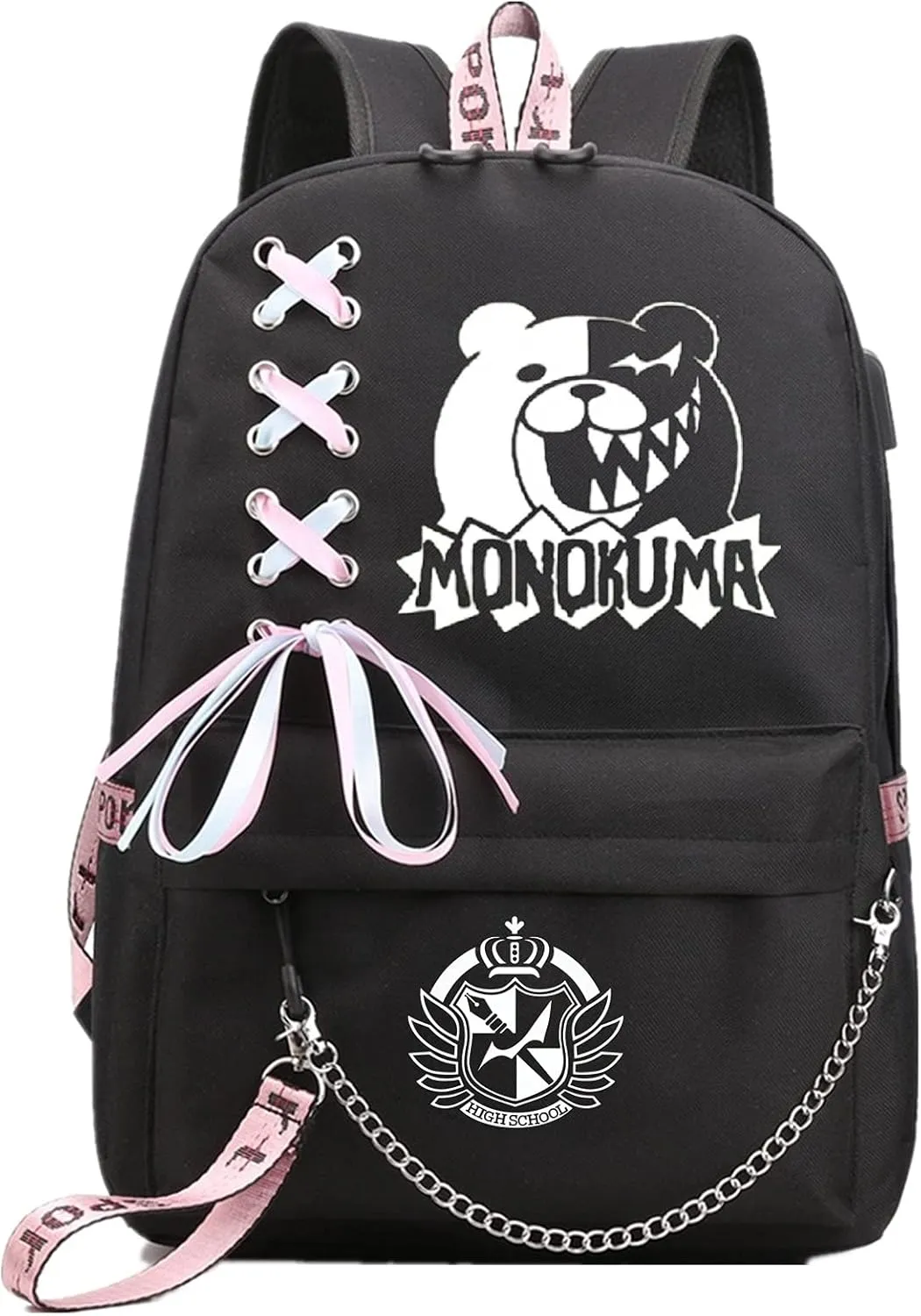 ISaikoy Luminous Anime Trigger Happy Havoc Backpack Satchel Bookbag Daypack School Bag Shoulder Bag