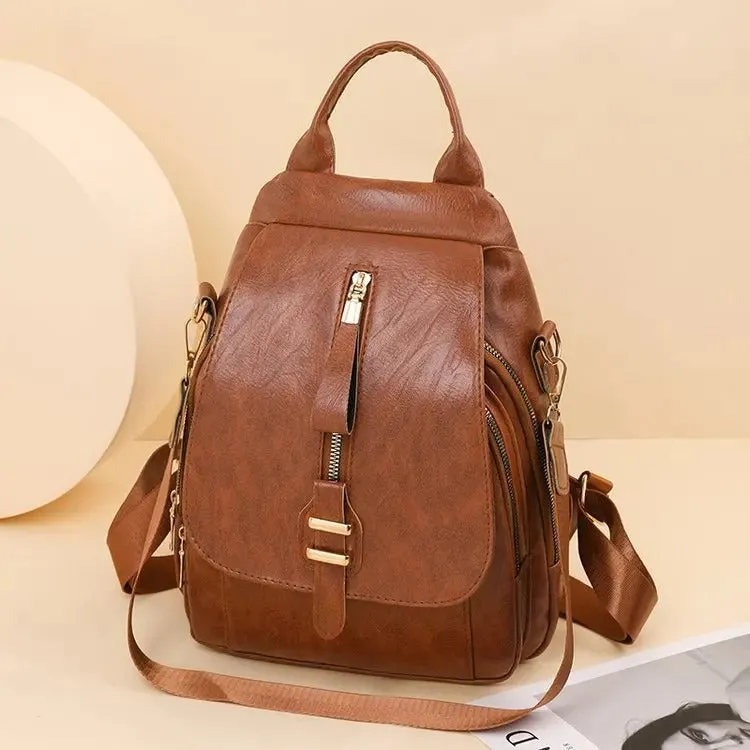 Isla |  Vintage Leather Backpack