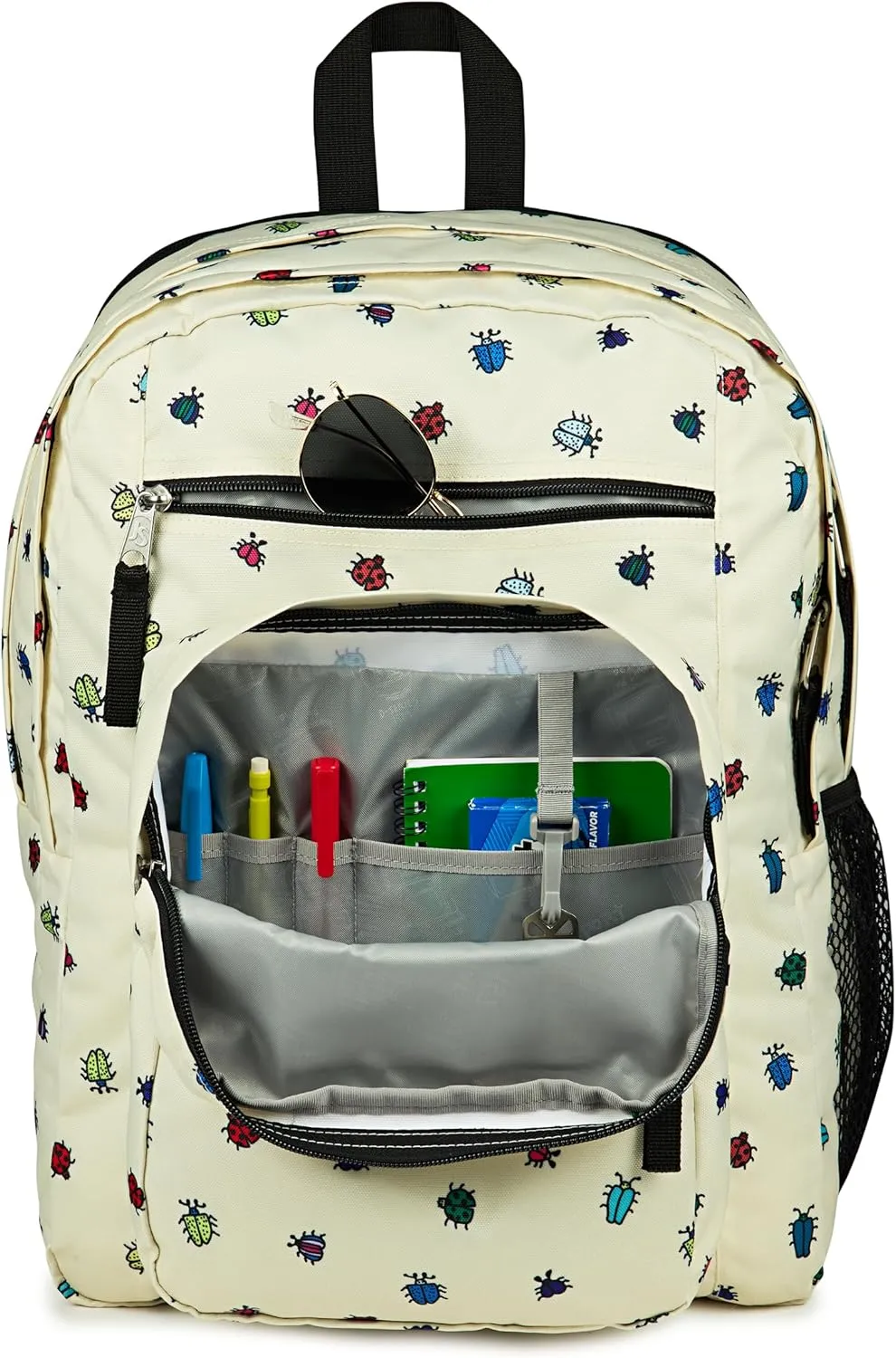 JanSport Laptop Backpack - Computer Bag with 2 Compartments, Ergonomic Shoulder Straps, 15” Laptop Sleeve, Haul Handle - A Bug'S Vibe