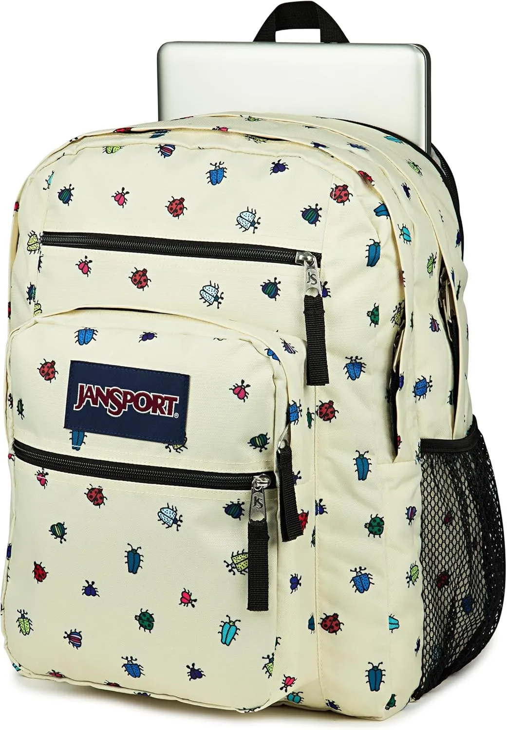 JanSport Laptop Backpack - Computer Bag with 2 Compartments, Ergonomic Shoulder Straps, 15” Laptop Sleeve, Haul Handle - A Bug'S Vibe