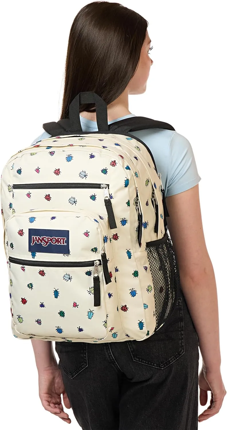 JanSport Laptop Backpack - Computer Bag with 2 Compartments, Ergonomic Shoulder Straps, 15” Laptop Sleeve, Haul Handle - A Bug'S Vibe