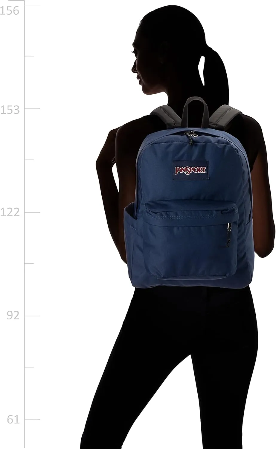 JanSport Superbreak Backpack - Durable, Lightweight Premium Backpack, Navy