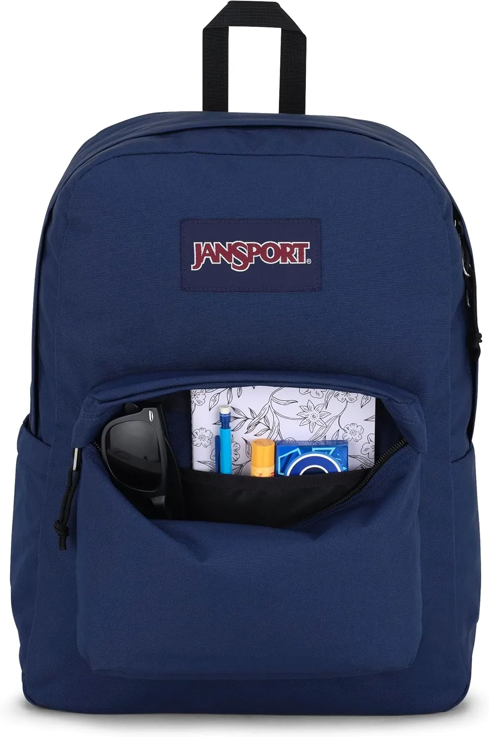 JanSport Superbreak Backpack - Durable, Lightweight Premium Backpack, Navy