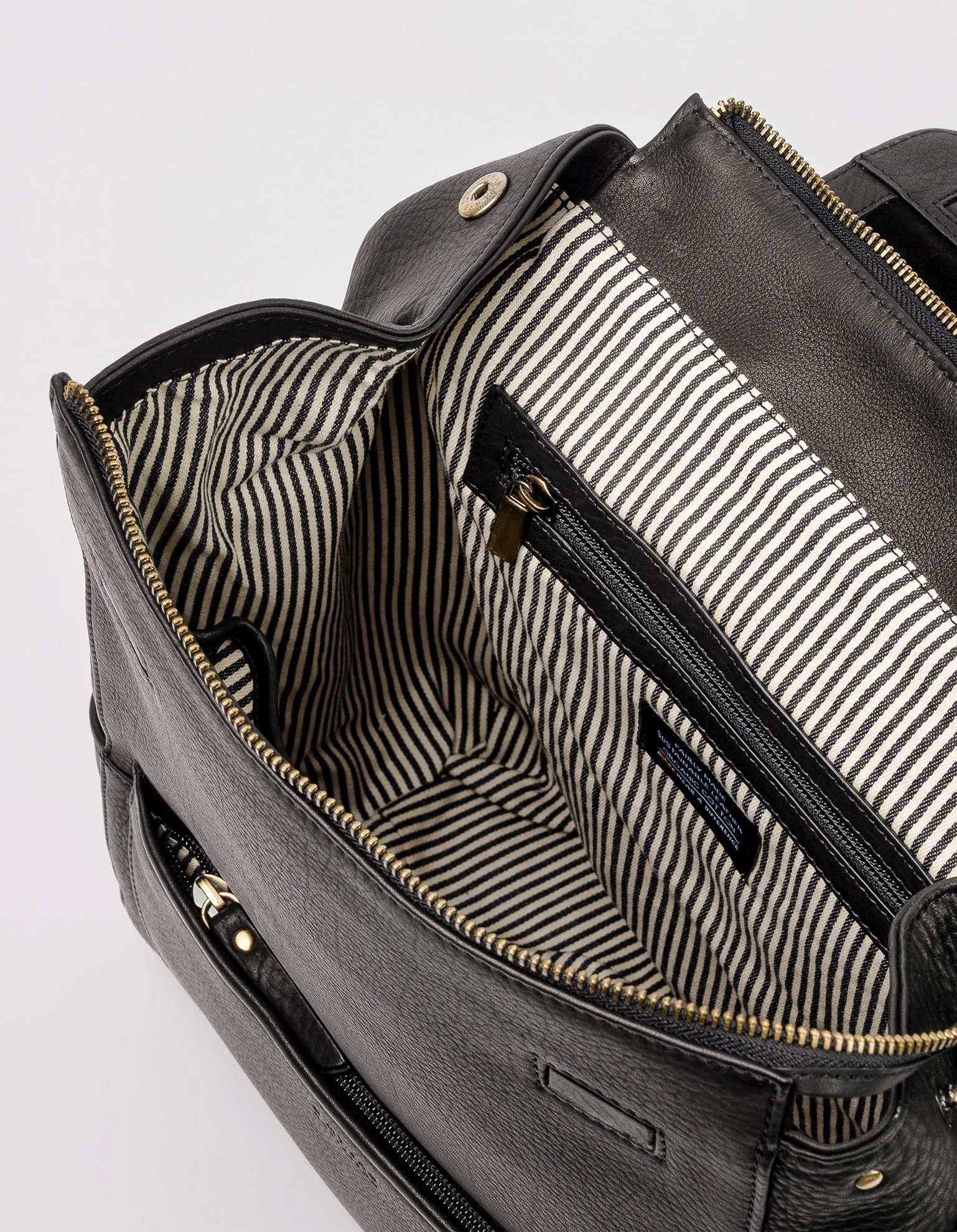 Jean Backpack - Black Soft Grain Leather