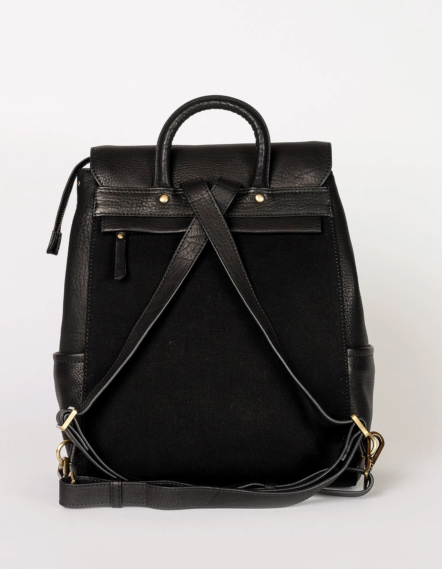 Jean Backpack - Black Soft Grain Leather