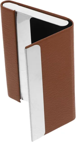 jojofuny Elegant Business Card Holder Box Portable Organizer for Credit and Name Cards Design for Suit Pocket Handbag Professionals