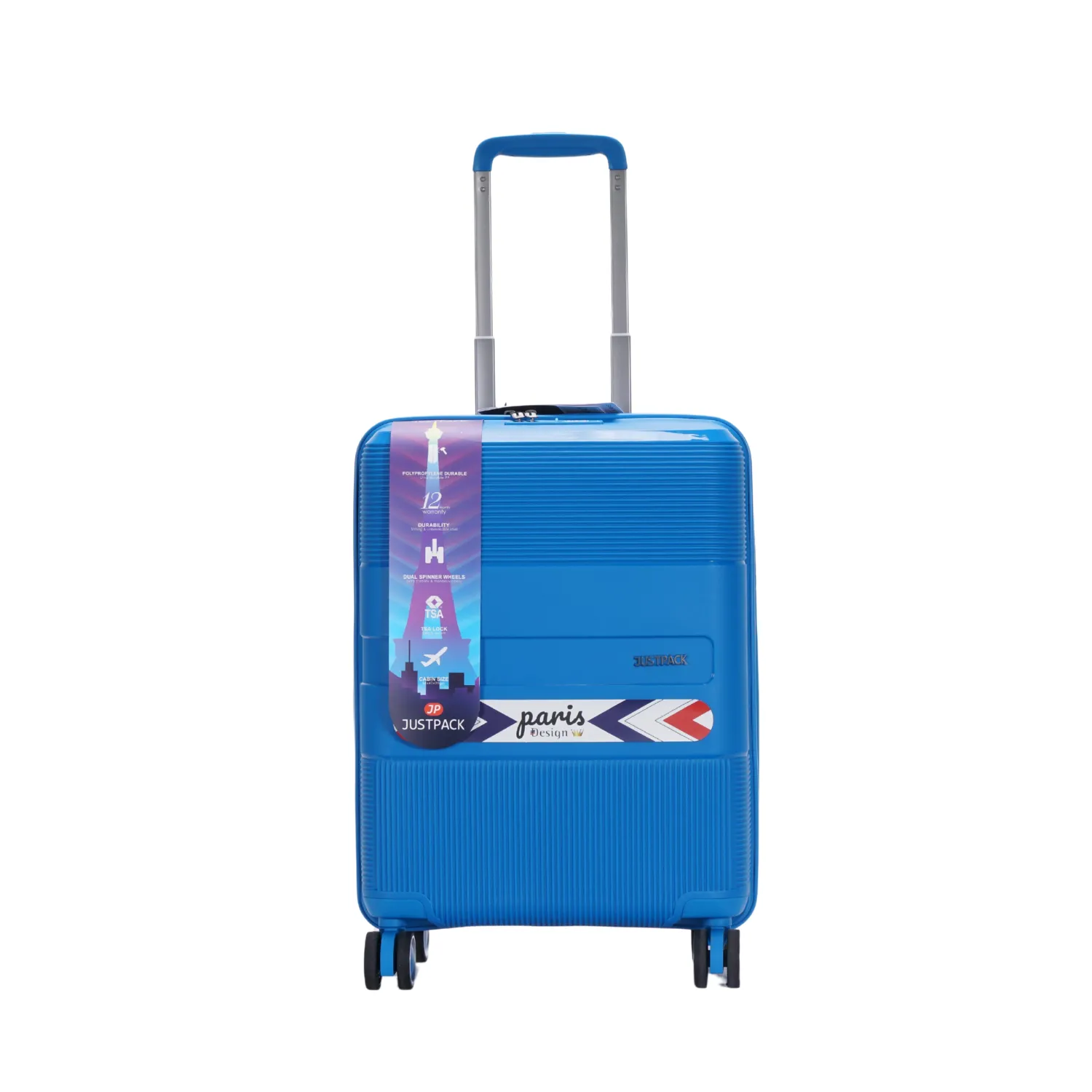 Justpack Pl106-  PP unbreakable 8 wheels Medium Luggage