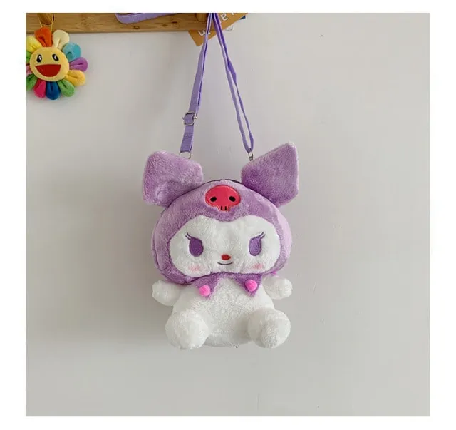 Kawaii Plush Cinnamoroll My Melody Bagpack