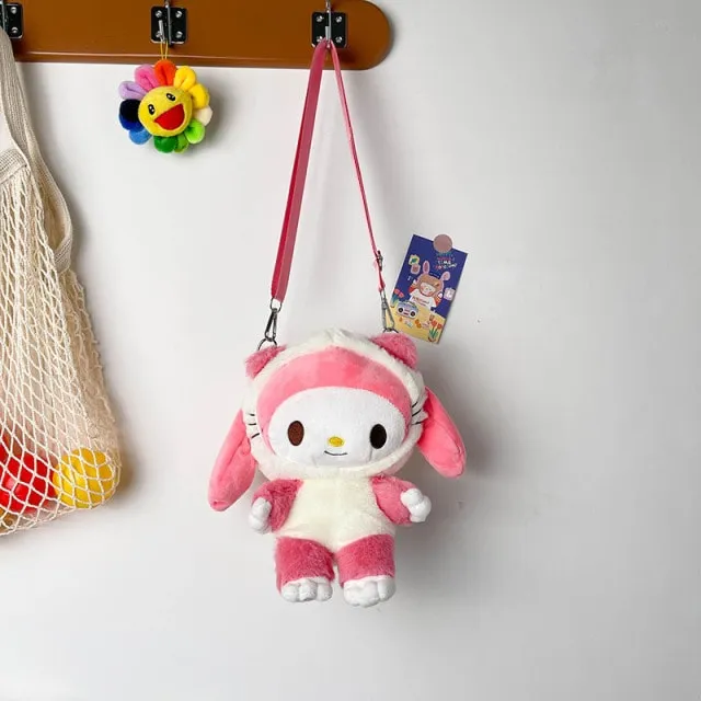 Kawaii Plush Cinnamoroll My Melody Bagpack