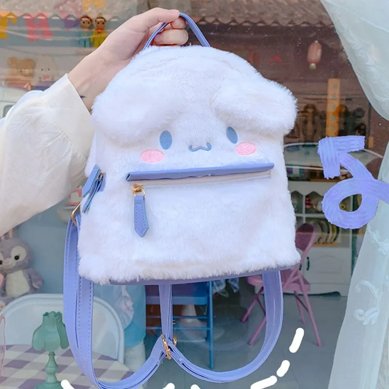Kawaii Plush Cinnamoroll My Melody Bagpack