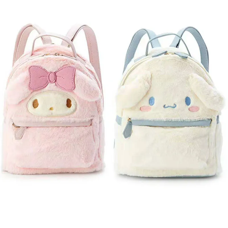 Kawaii Plush Cinnamoroll My Melody Bagpack