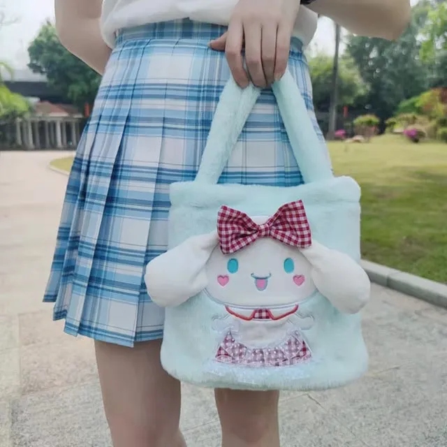 Kawaii Plush Cinnamoroll My Melody Bagpack