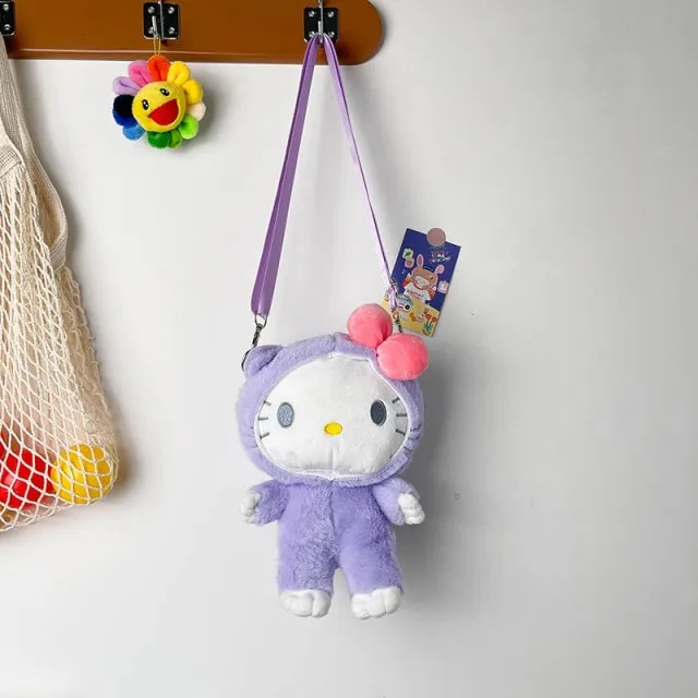 Kawaii Plush Cinnamoroll My Melody Bagpack