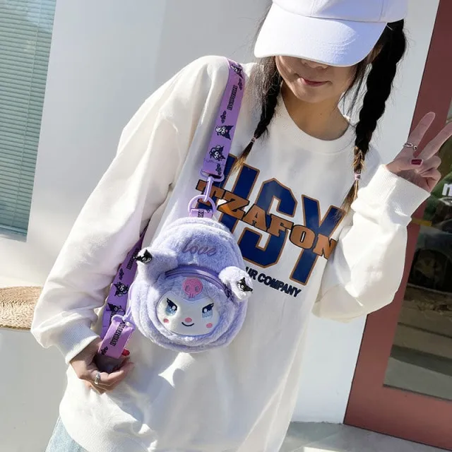 Kawaii Plush Cinnamoroll My Melody Bagpack