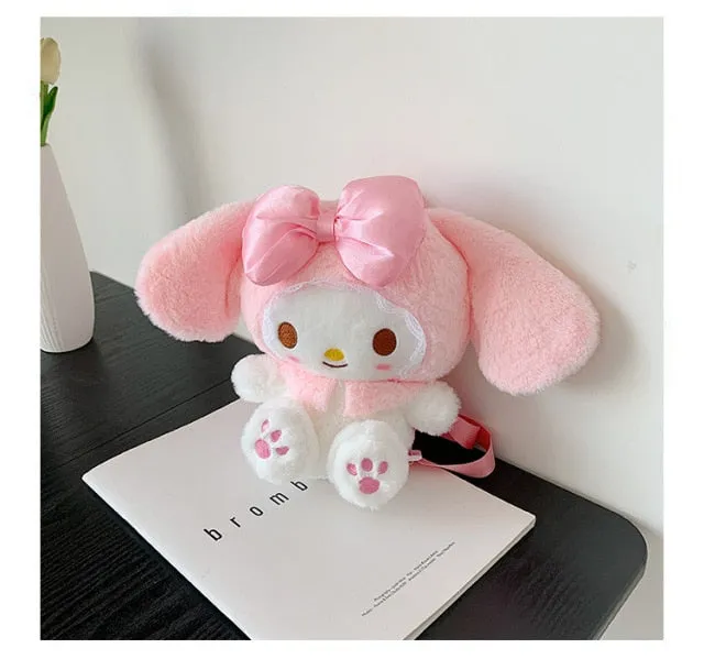 Kawaii Plush Cinnamoroll My Melody Bagpack