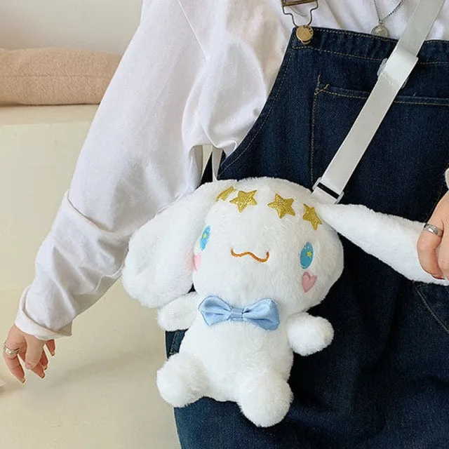 Kawaii Plush Cinnamoroll My Melody Bagpack