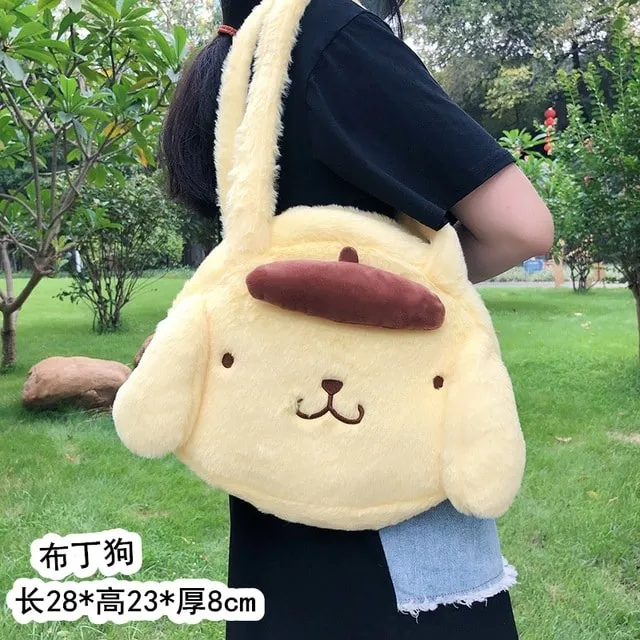 Kawaii Plush Cinnamoroll My Melody Bagpack