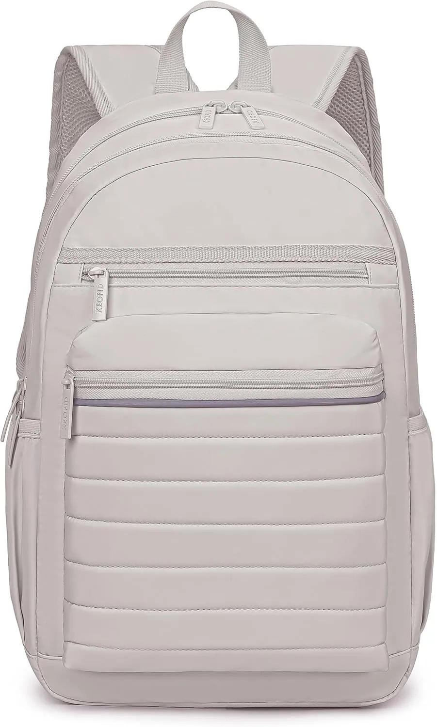 KEOFID Travel Backpack for Women Carry-On, Backpack Purse for Women, Anti-Theft Womens backpacks, Casual Back pack for College(Light Gray)