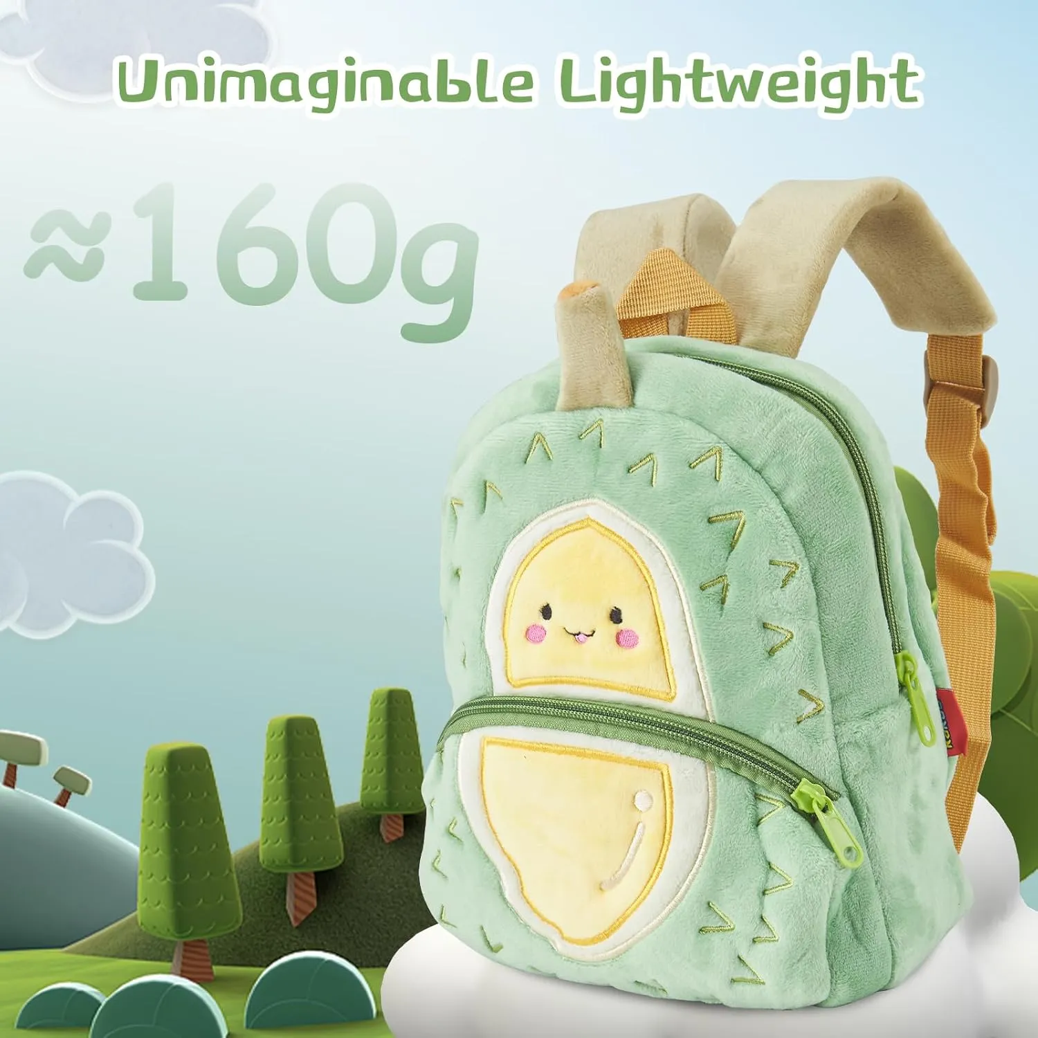Kids Backpack for Boys Girls, Cute Toddler Backpack Preschool Kindergarten Child Bookbag, Mini Travel Bag for Ages 2-6 Year Old Birthday Gift