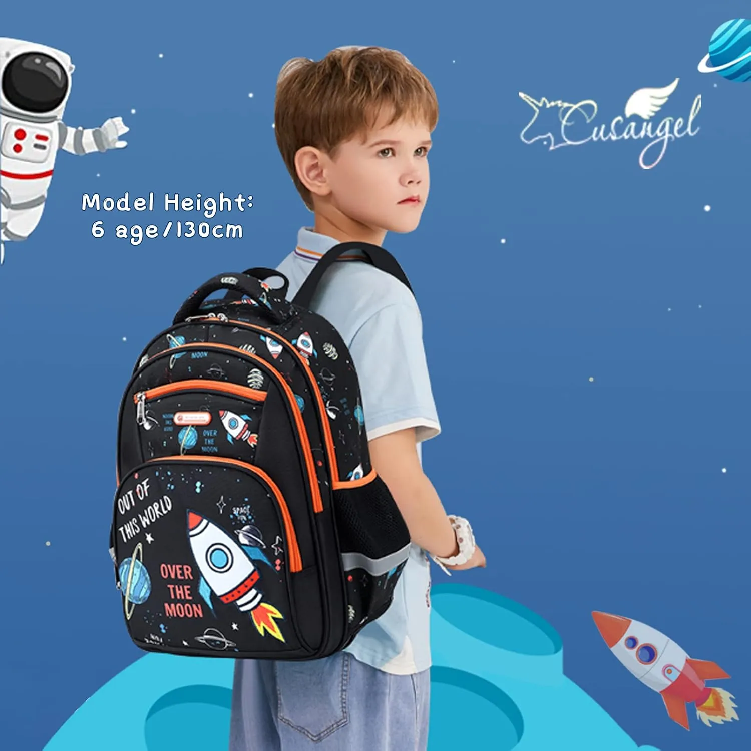 Kids Backpack for Girls Preschool Elementary Kindergarten School Bag 15.6″ Multifunctional Cute Large Capacity