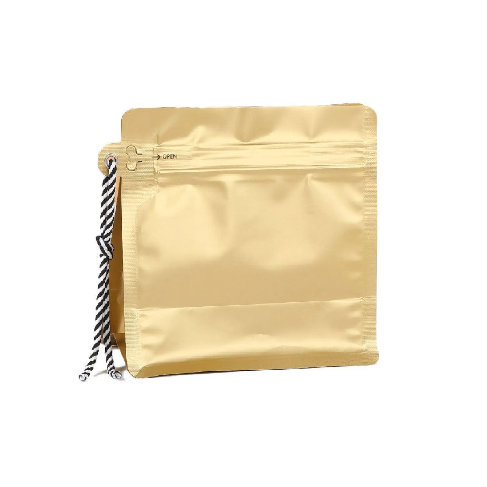 Lanyard Ziplock coffee Bag 6 Colors 20PCS