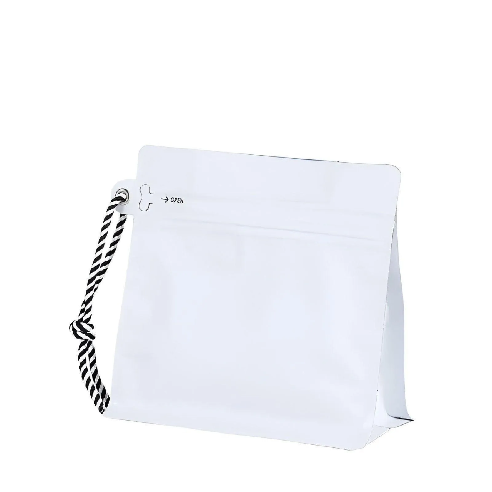 Lanyard Ziplock coffee Bag 6 Colors 20PCS