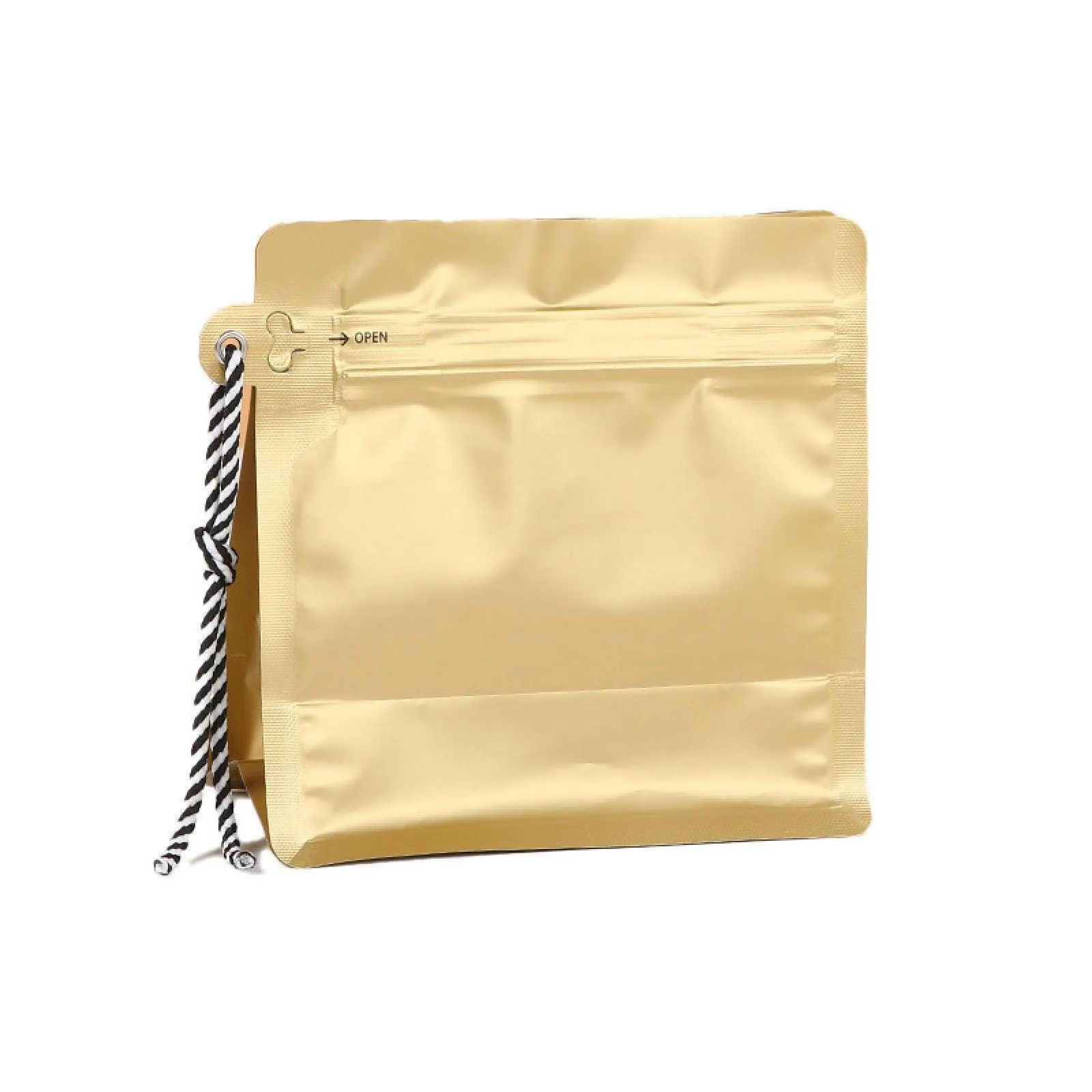 Lanyard Ziplock coffee Bag 6 Colors 20PCS