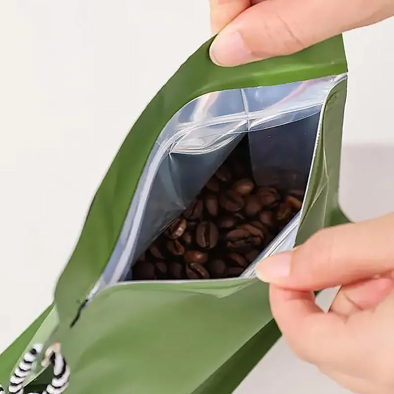 Lanyard Ziplock coffee Bag 6 Colors 20PCS
