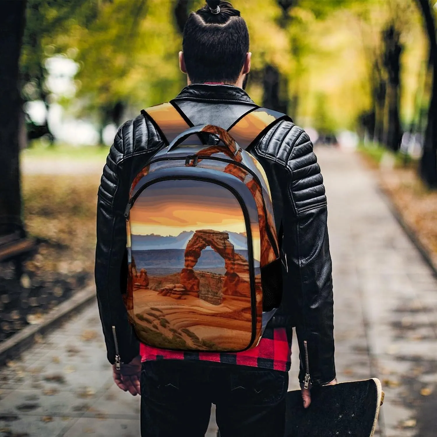 Laptop Backpack for Men Women Daypack Arches National Park Computer Bag Travel Backpacks Laptop Bag