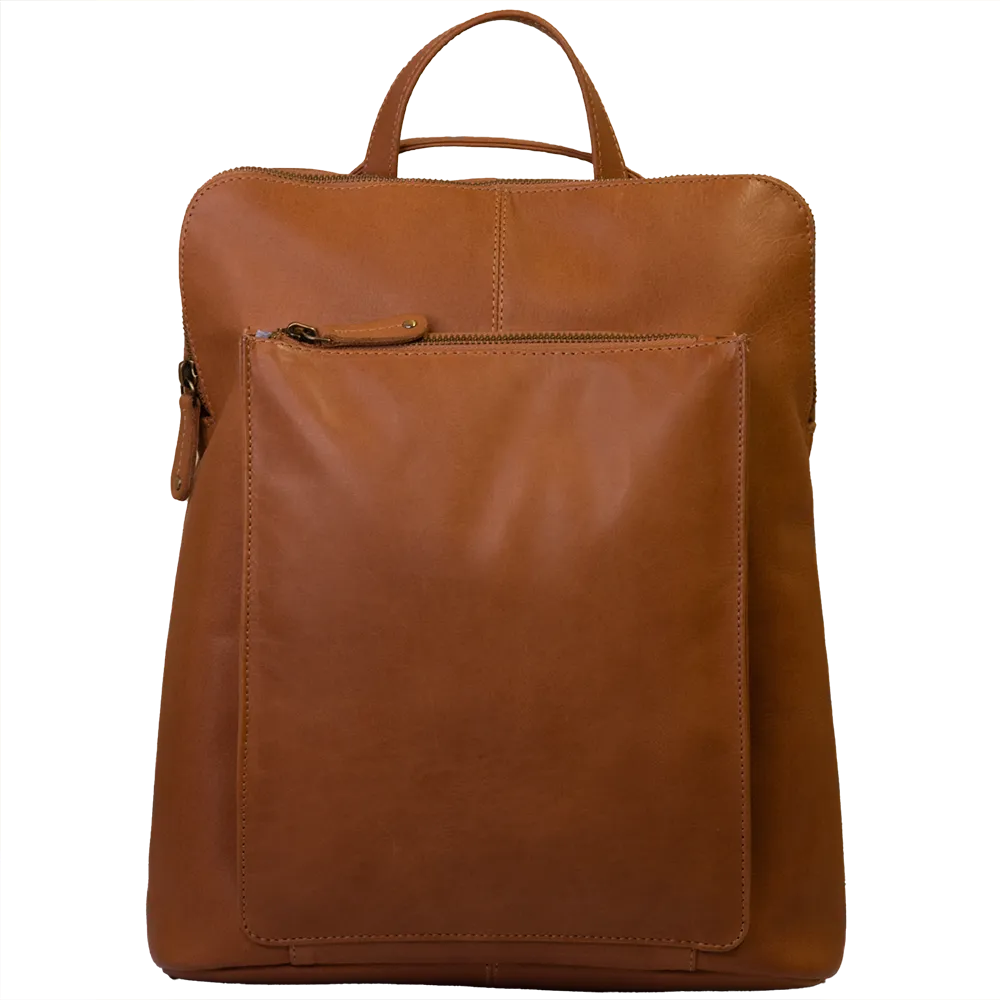 Large Backpack/ Shoulder Bag - 'Winchester' - (New England Buff Leather)