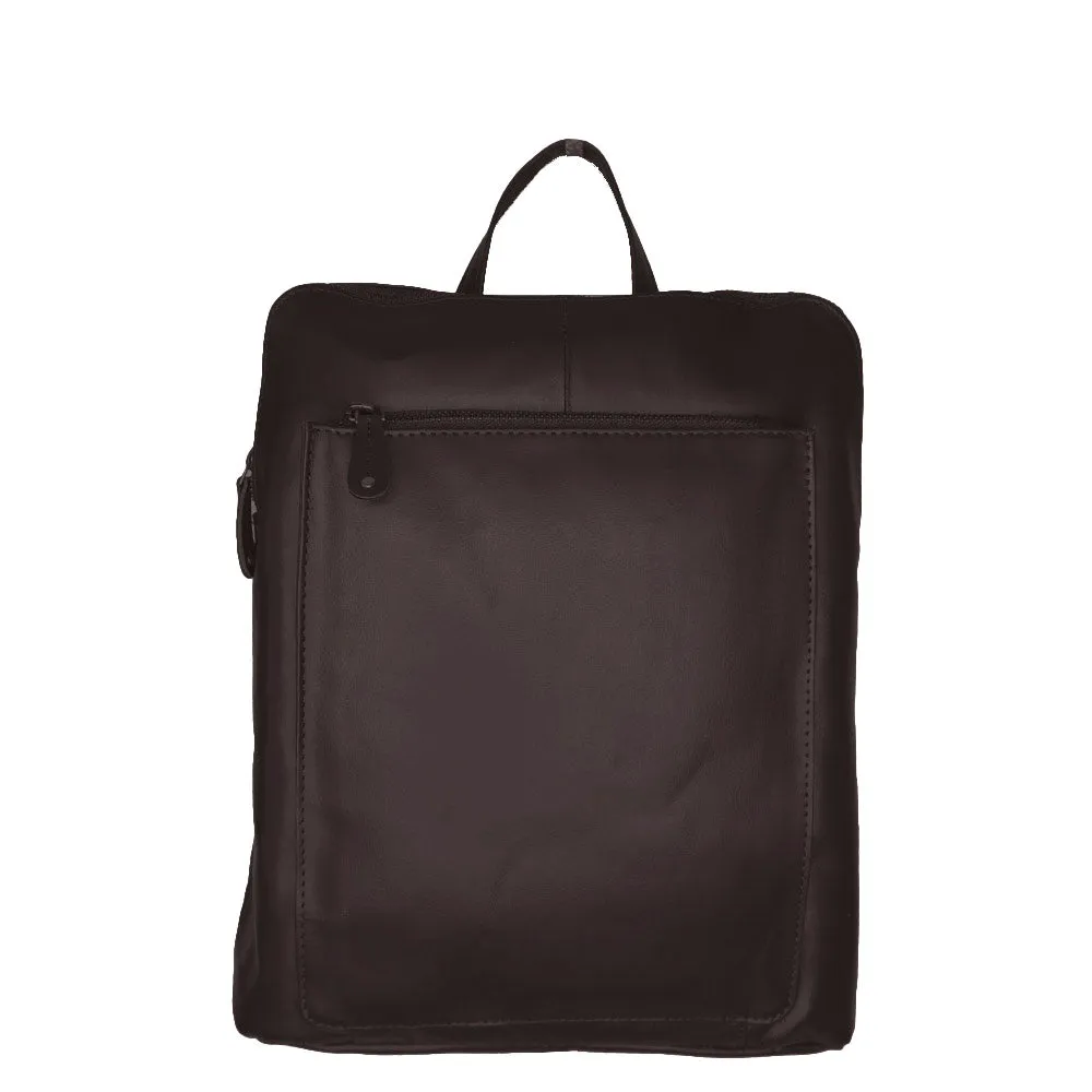 Large Backpack/ Shoulder Bag - 'Winchester' - (New England Buff Leather)