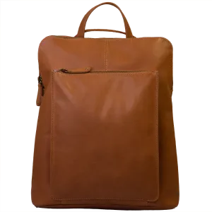 Large Backpack/ Shoulder Bag - 'Winchester' - (New England Buff Leather)