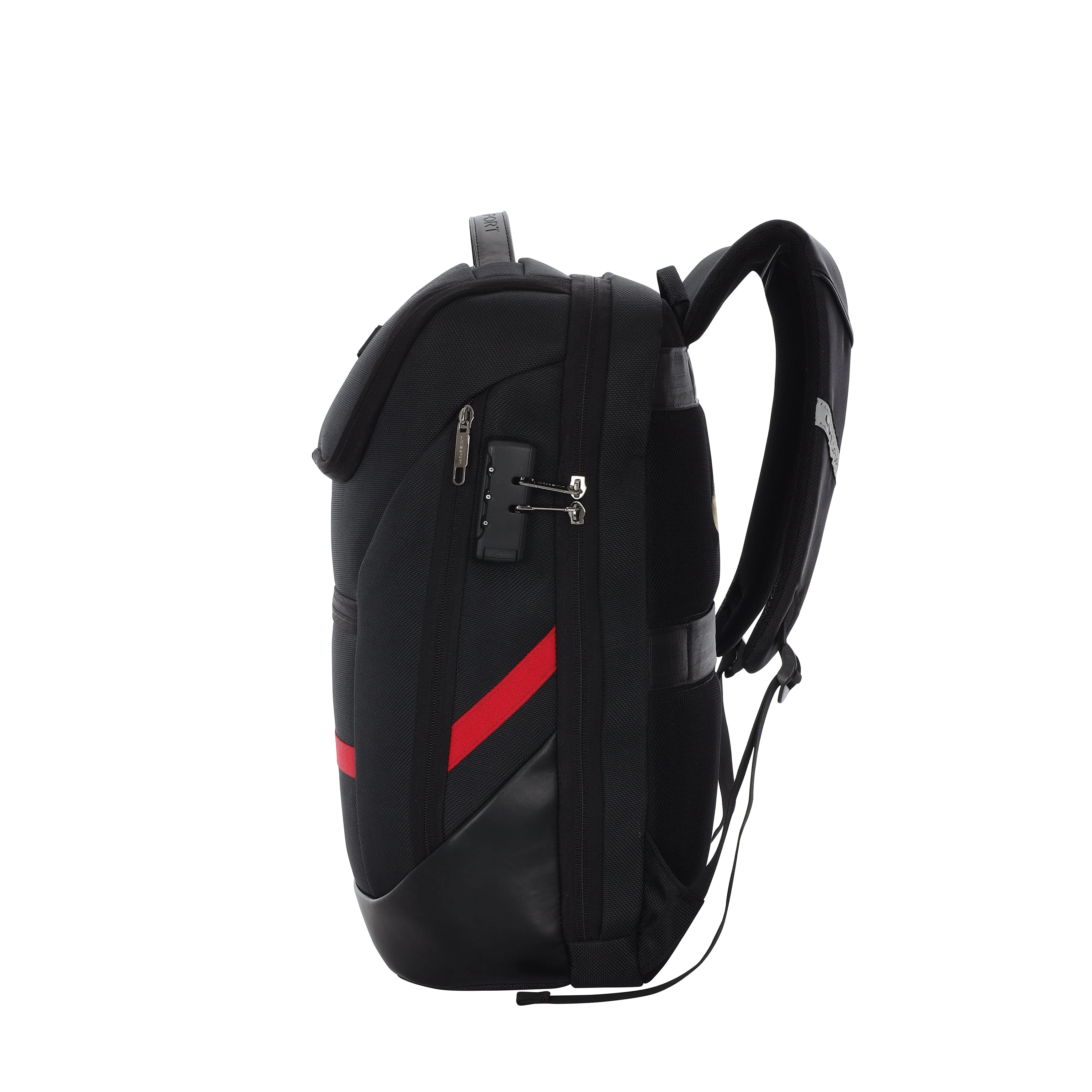 Lavie Sport Emperor 24L Anti-theft & Laptop Backpack For Men & Women - Black Colour