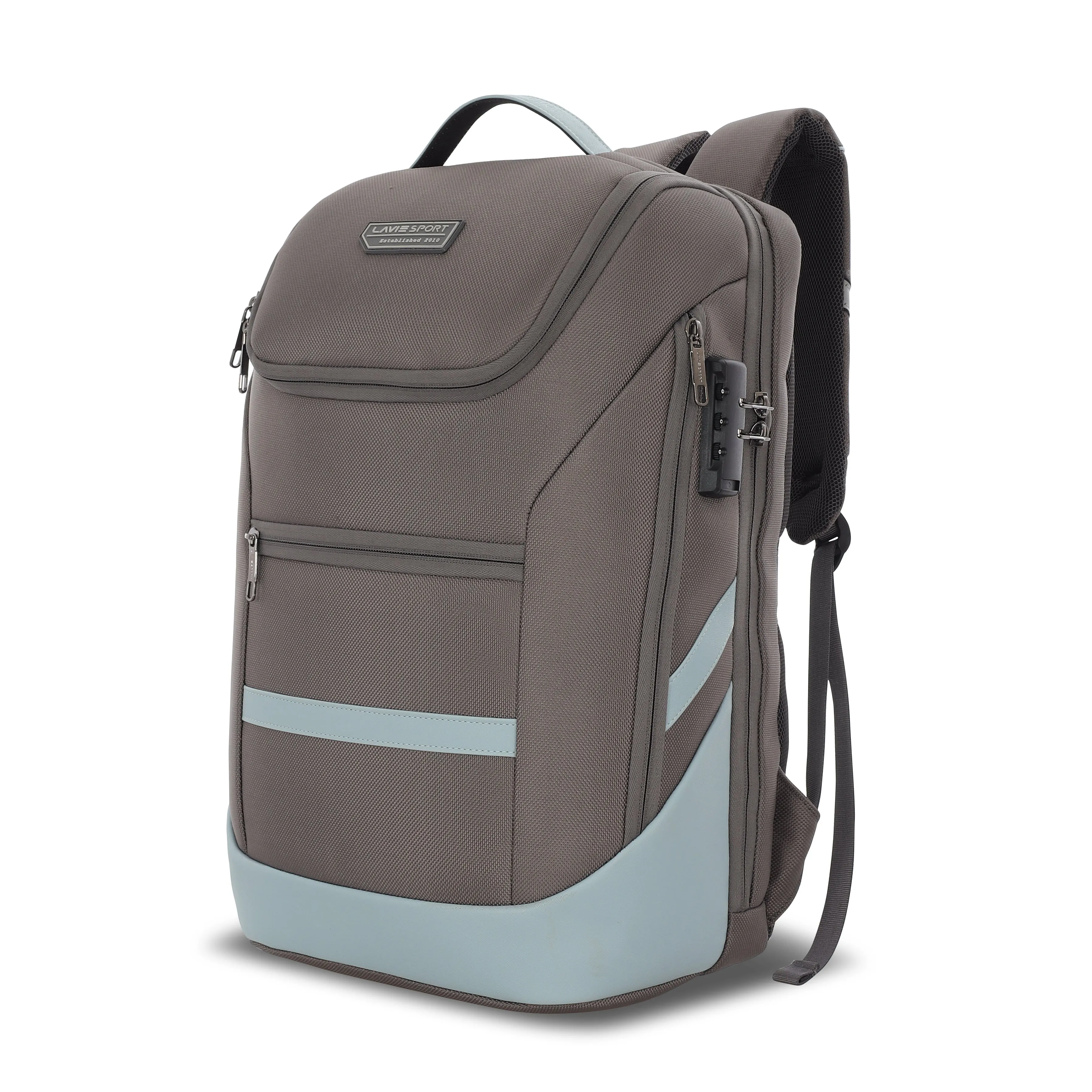 Lavie Sport Emperor 24L Anti-theft & Laptop Backpack For Men & Women - Black Colour