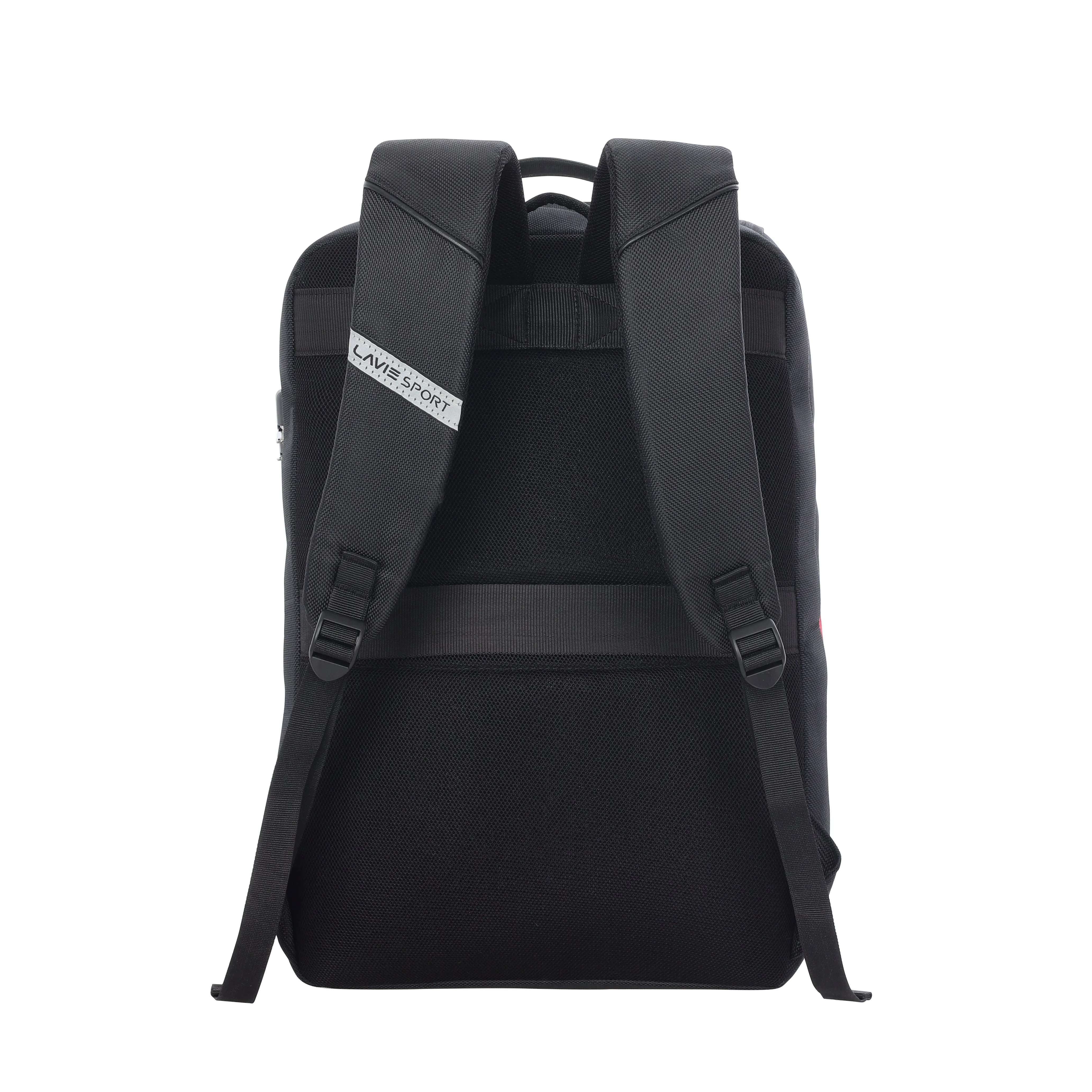 Lavie Sport Emperor 24L Anti-theft & Laptop Backpack For Men & Women - Black Colour