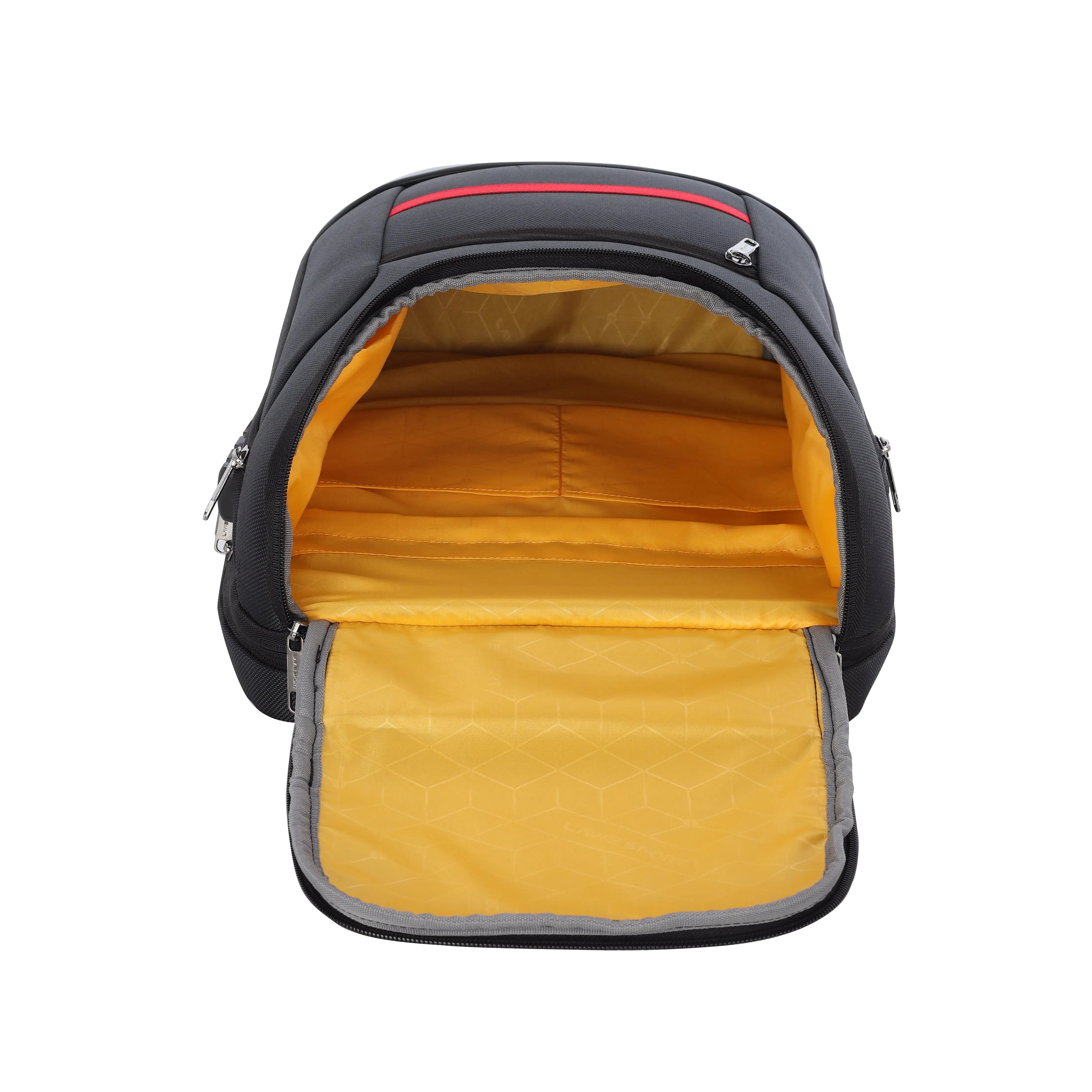 Lavie Sport Emperor 24L Anti-theft & Laptop Backpack For Men & Women - Black Colour