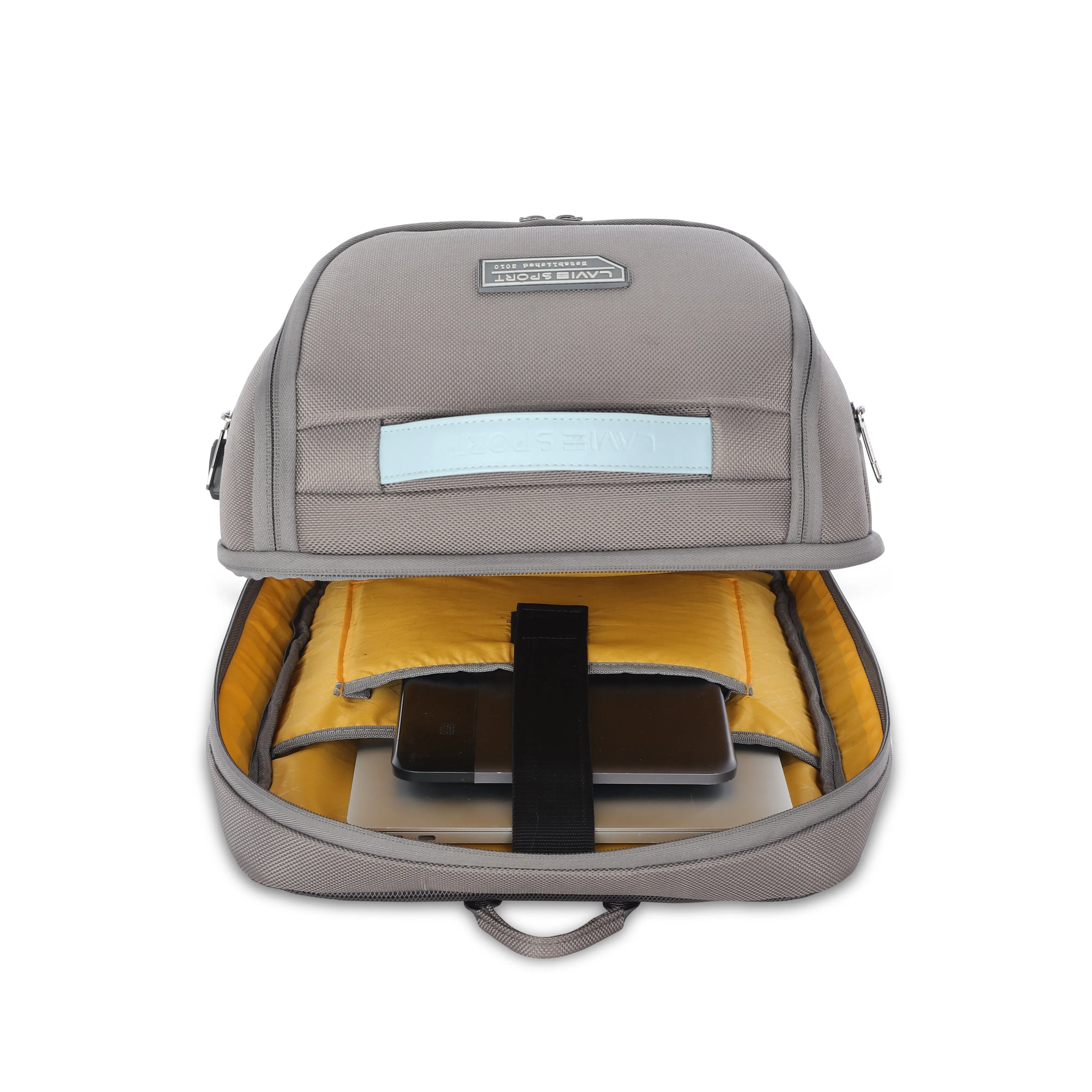 Lavie Sport Emperor 24L Anti-theft Laptop Backpack For Boys & Girls- Black & Choco Colour