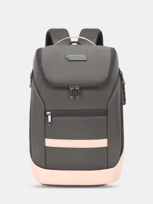 Lavie Sport Emperor 24L Anti-theft Laptop Backpack For Men & Women - Pink/Grey Colour