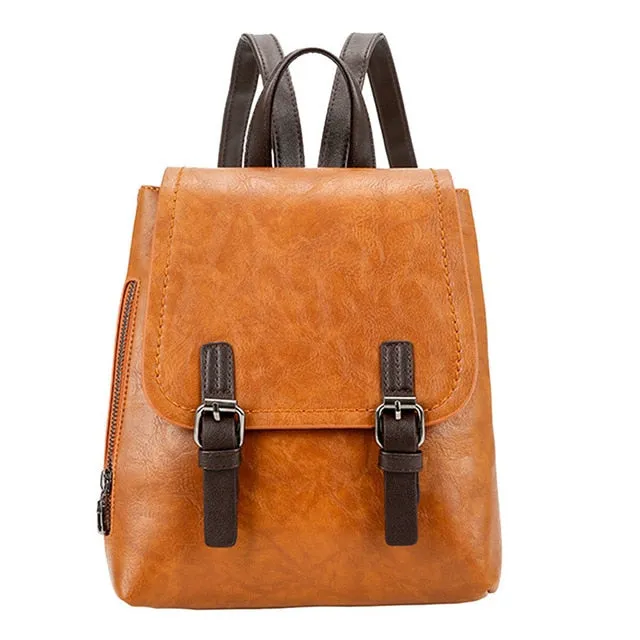 Leather Backpack For Woman (Various Colors)