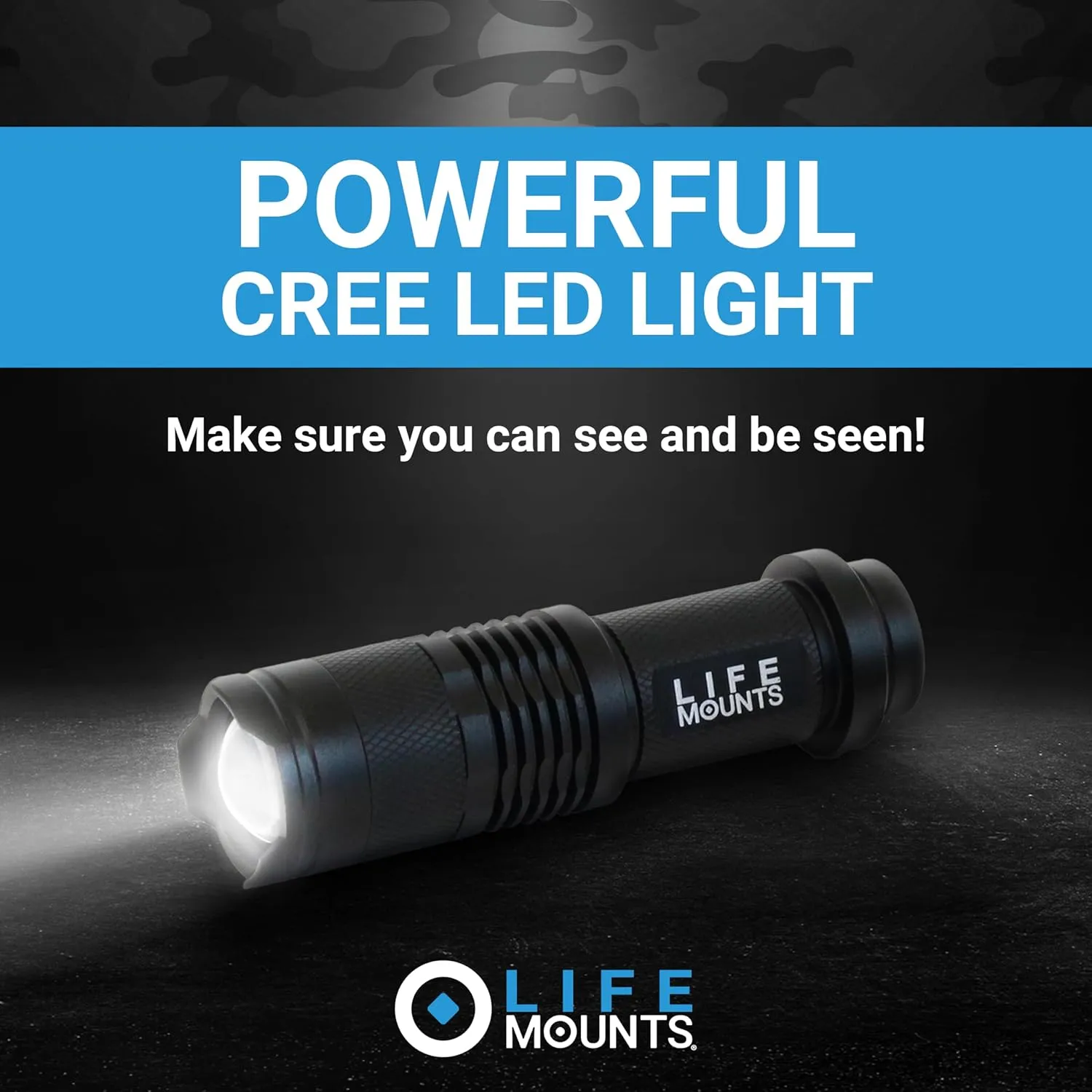 LED Wearable Tactical Light - Stay Safe and Light Your Way - for Tactical and Hunting Vests, Backpacks and More - Hands Free Wearable Light