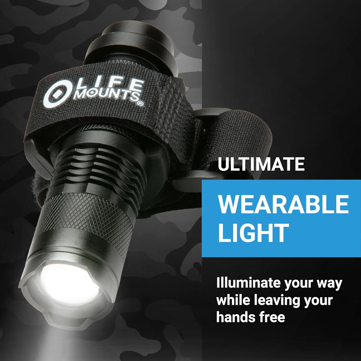 LED Wearable Tactical Light - Stay Safe and Light Your Way - for Tactical and Hunting Vests, Backpacks and More - Hands Free Wearable Light